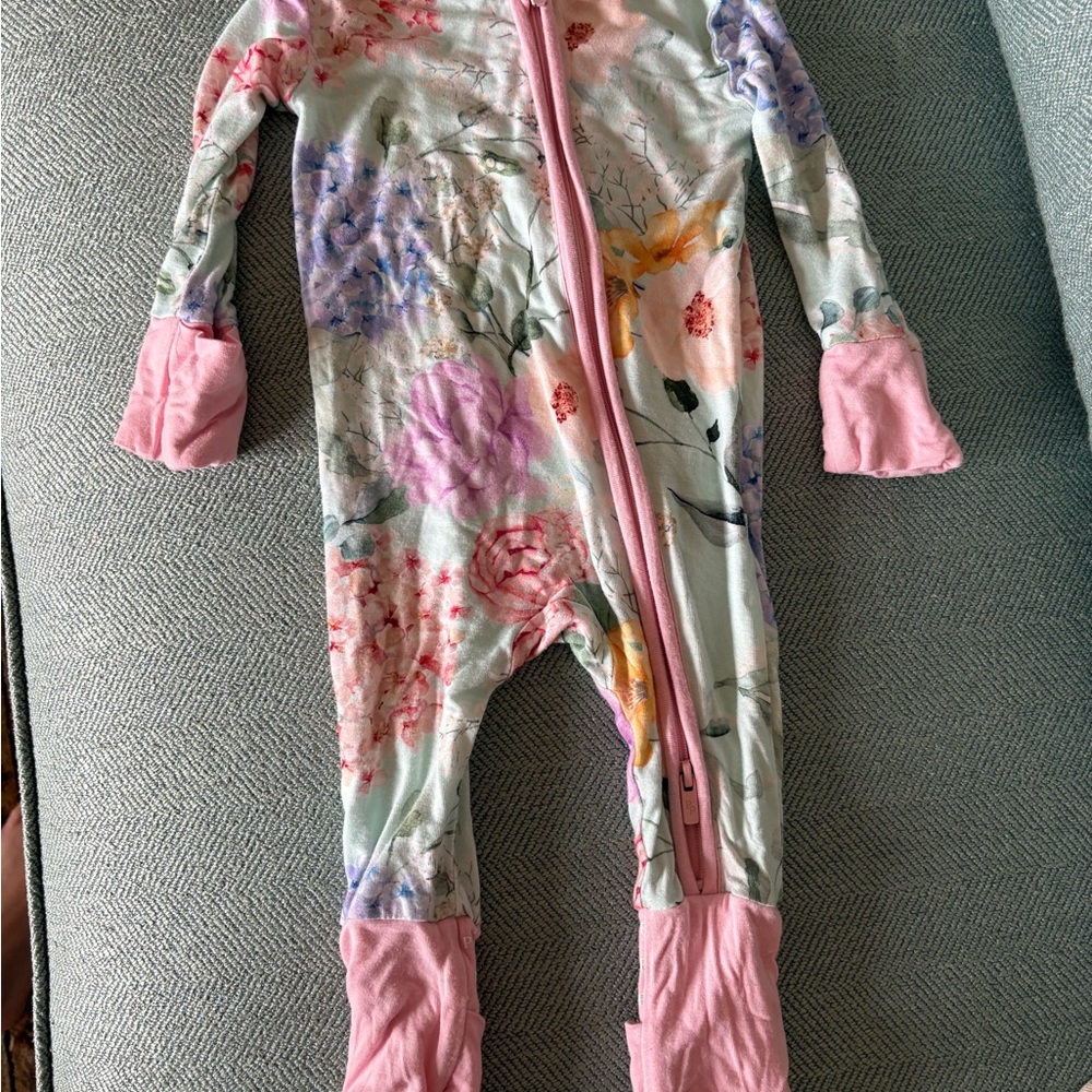 Posh Peanut Floral Convertible PJs